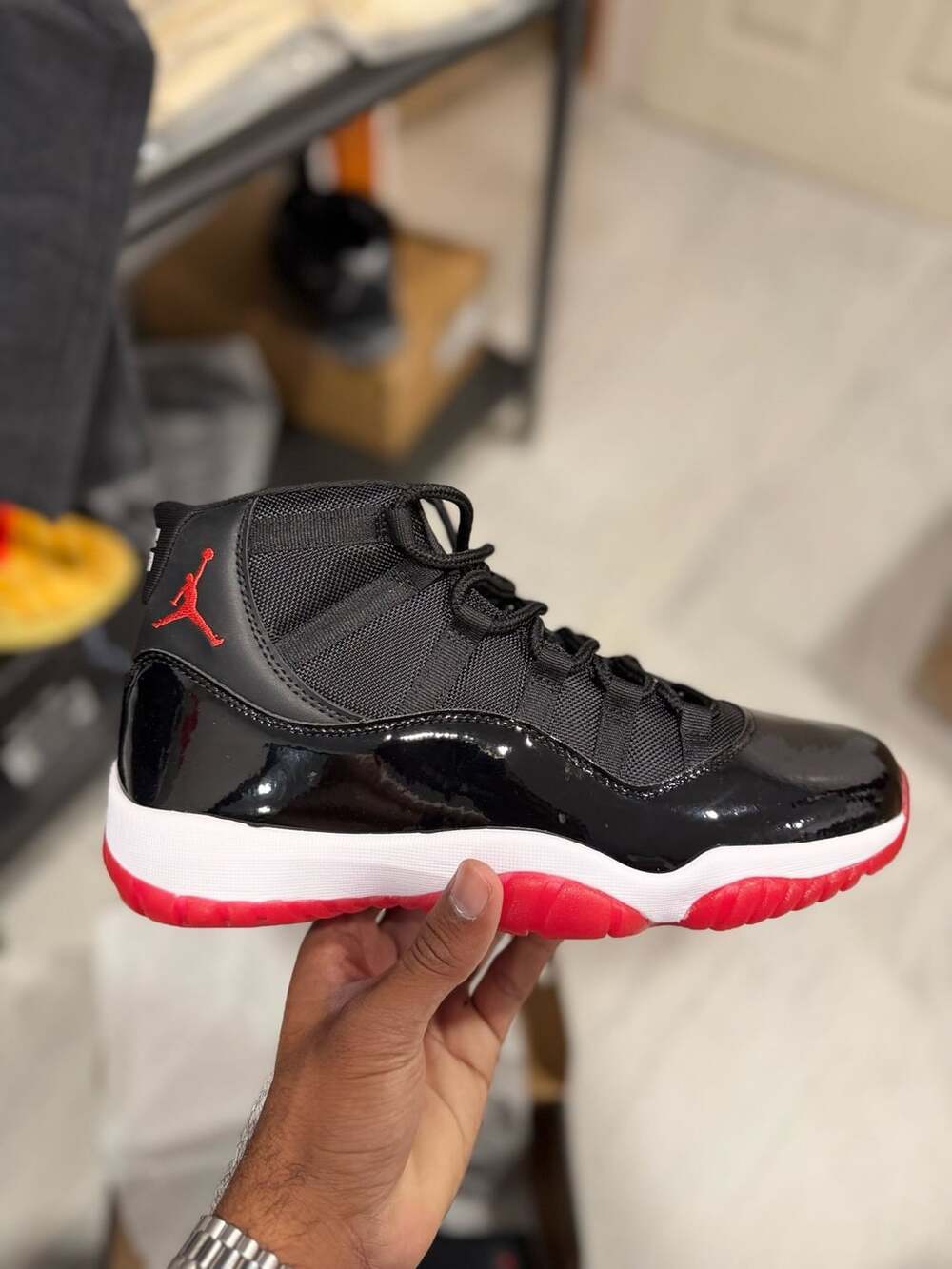Air Jordan 11 Retro "Bred" (GS) - Black/True Red/White – ,